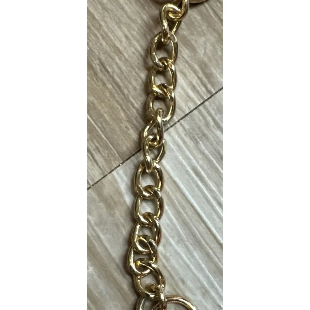 Sondra Roberts Squared Clutch Bag‎ And Shoulder Strap. Gold Accents. Good Cond.